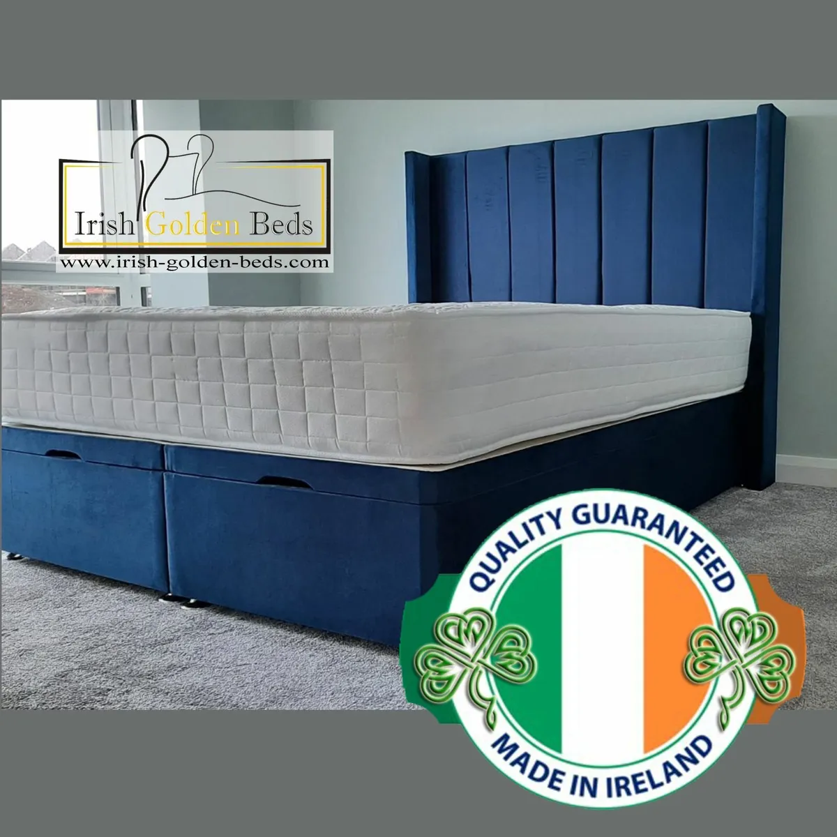 bed frame and headboard, free delivery - Image 1
