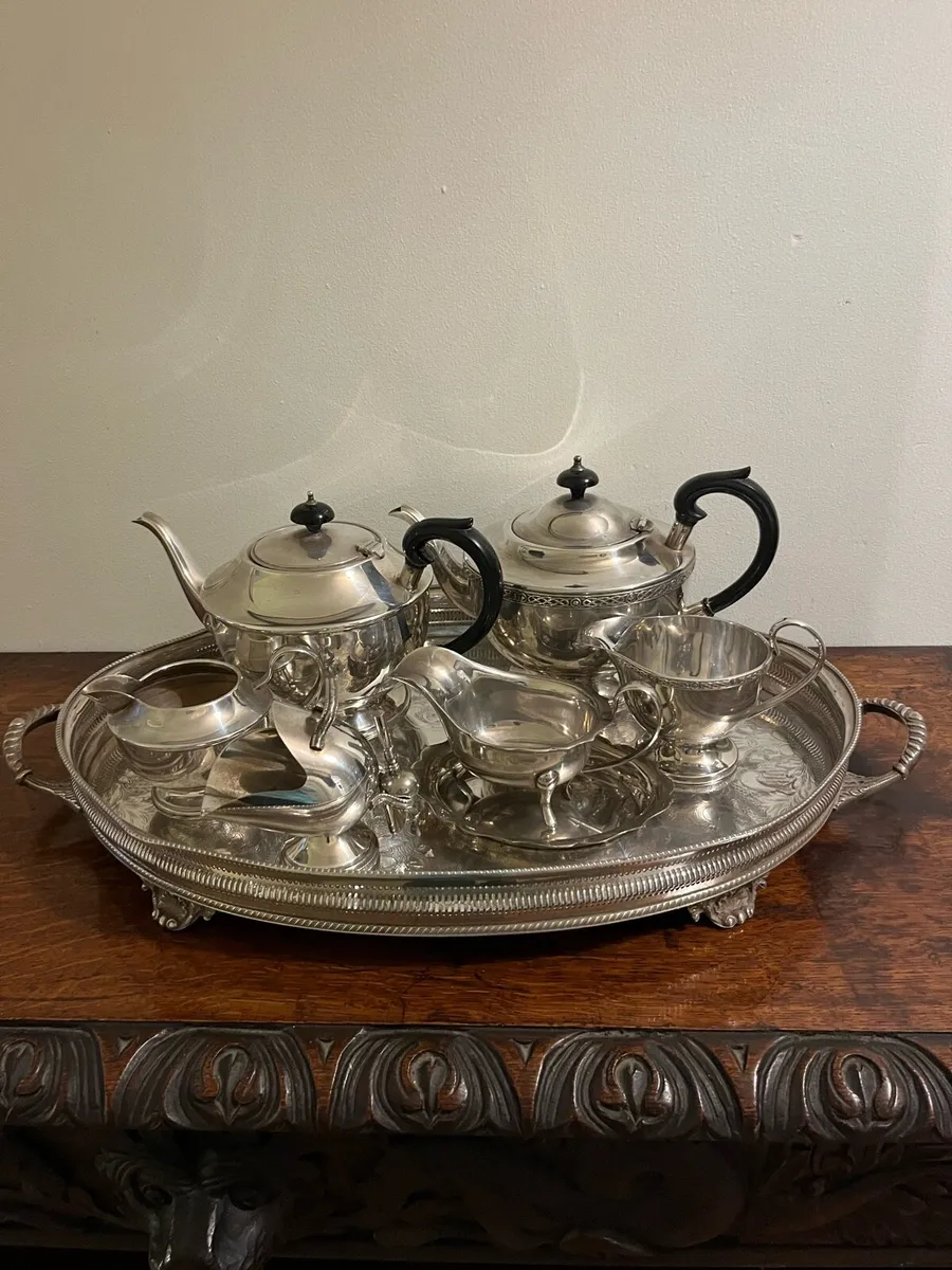 Silver plated tea sets - Image 3