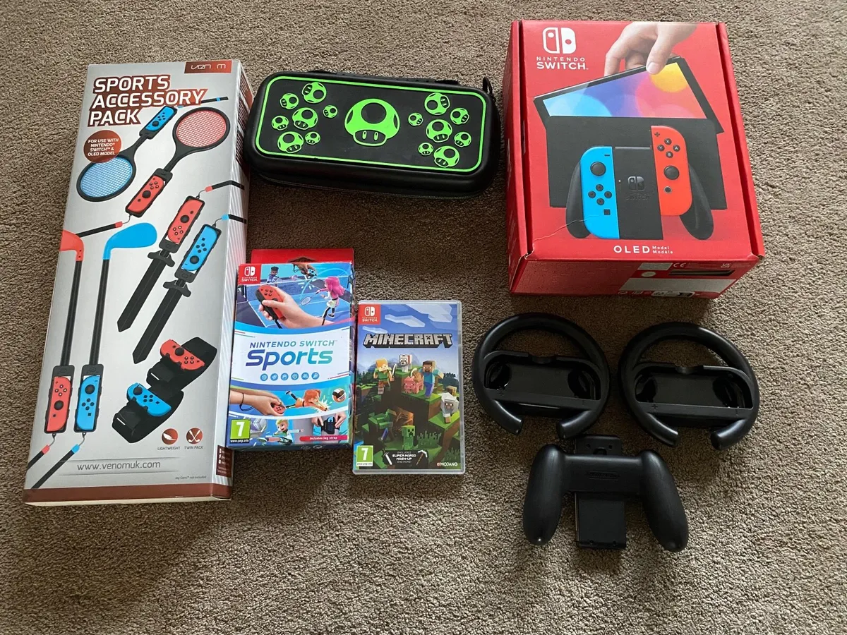 Nintendo Switch OLED Like New in original box - Image 1