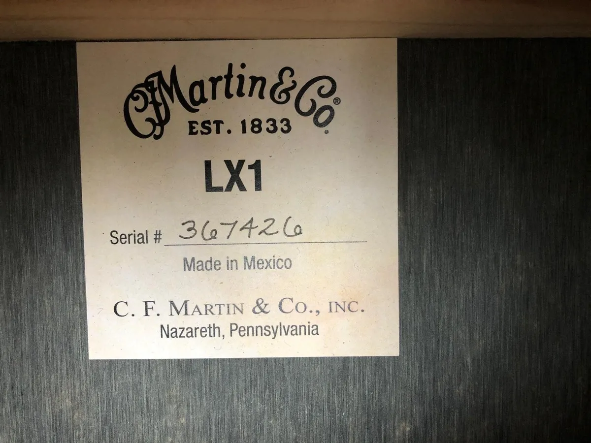 Guitar Little Martin LX1 - Image 4