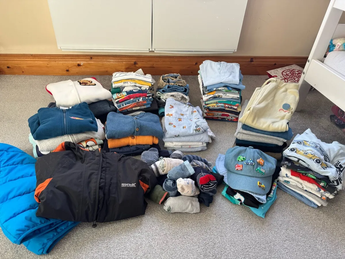 ~100 items clothes bundle for 4-5 years old boy - Image 1