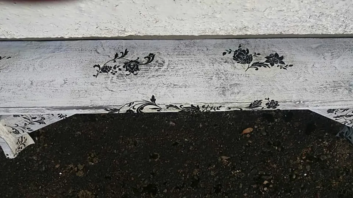 Rustic Floating Stove Mantel / Shelf - Image 2