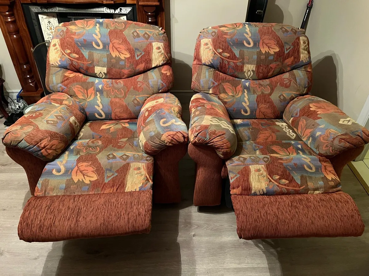 Reclining Arm Chairs - Image 2