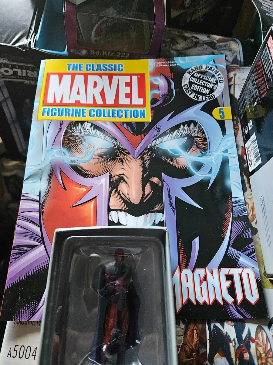 Marvel Magneto Figure and Comic - Image 3
