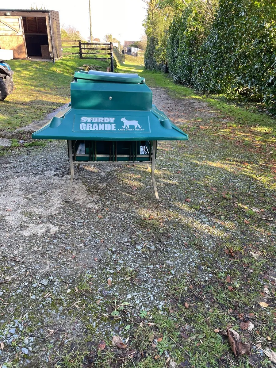 Sturdy Lamb Creep feeder and Hurdles And Hay racks - Image 2