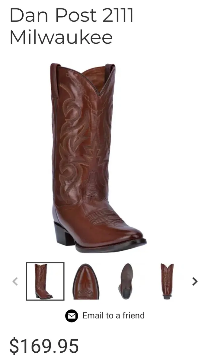 Cowboy Boots - brand new. Size 7 - Image 4