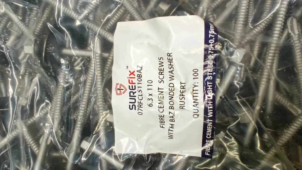 Fibre cement screws and RLS 25 stitchers - Image 3