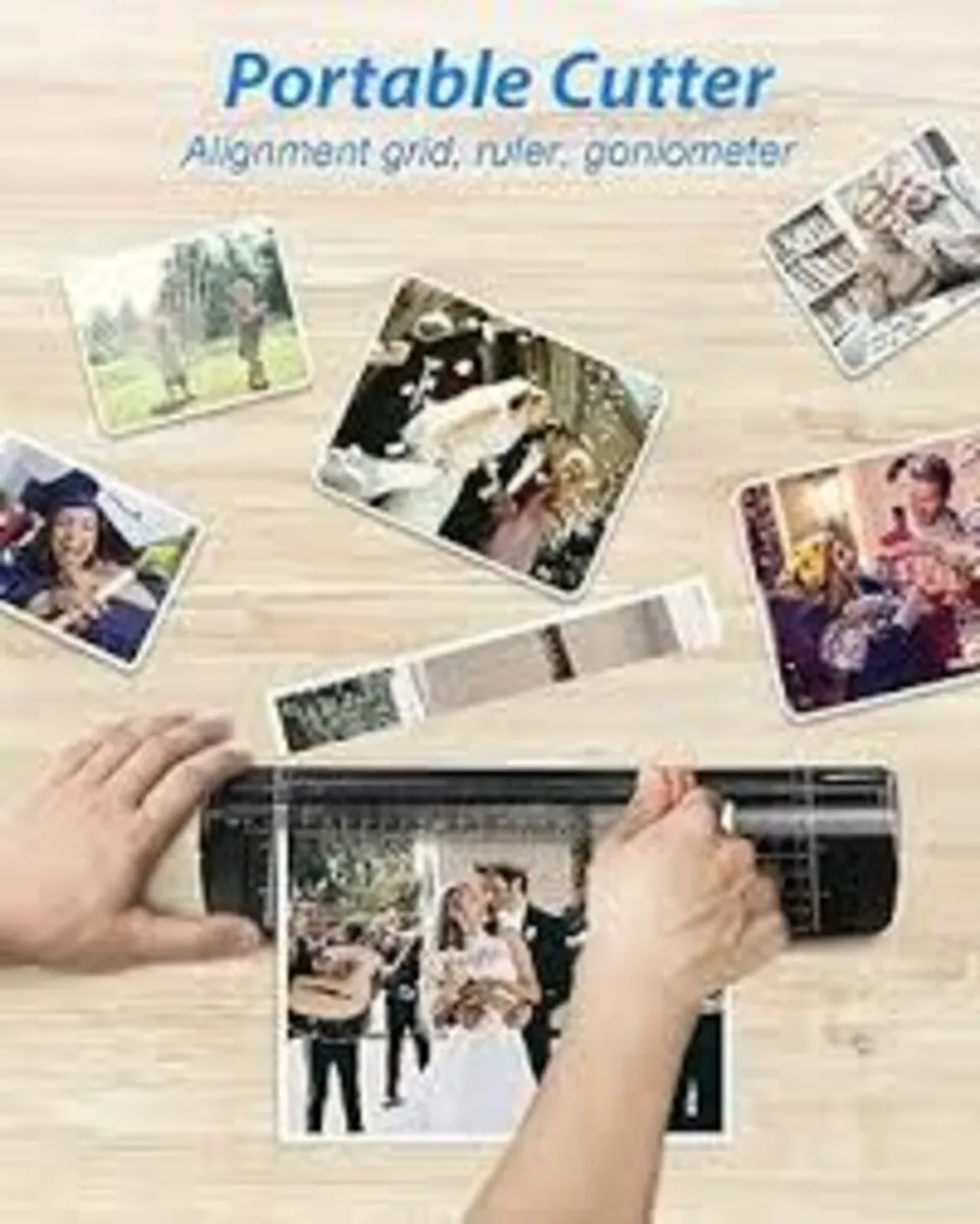 ID Card Badges Laminator. Gold Paper. Cutter Tool. - Image 2