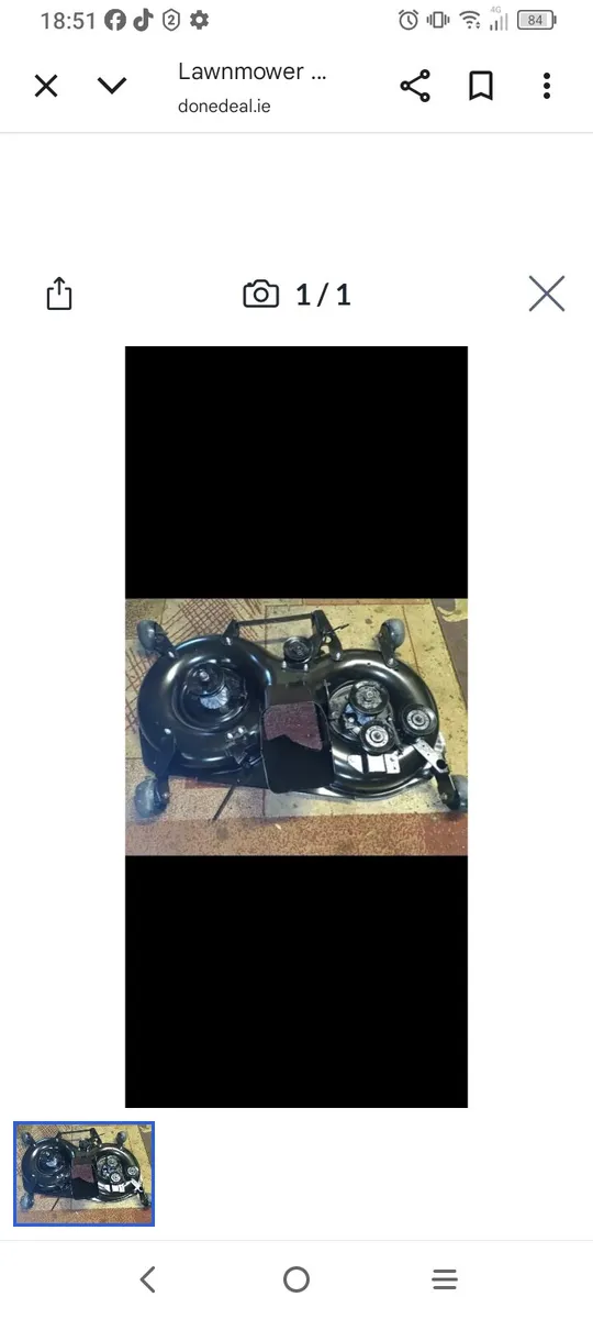 Husqvarna rally jonsered deck