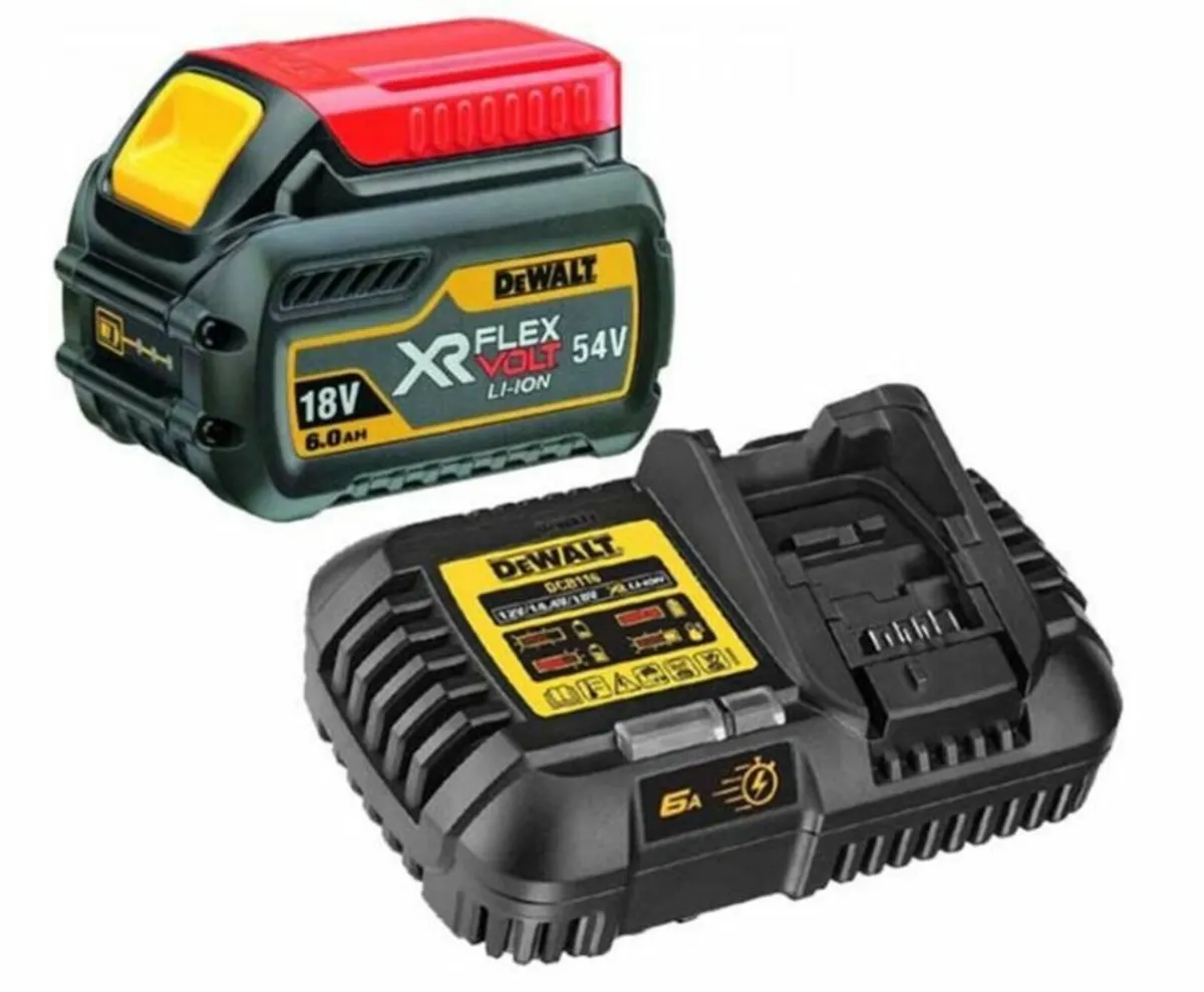 DeWalt DCB116 Charger and DCB546 6Ah 54v Battery