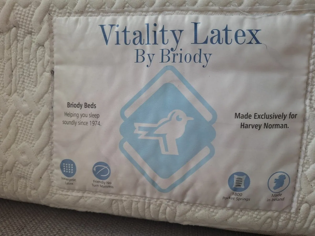 Harvey Norman King size bed set for sale - Image 2