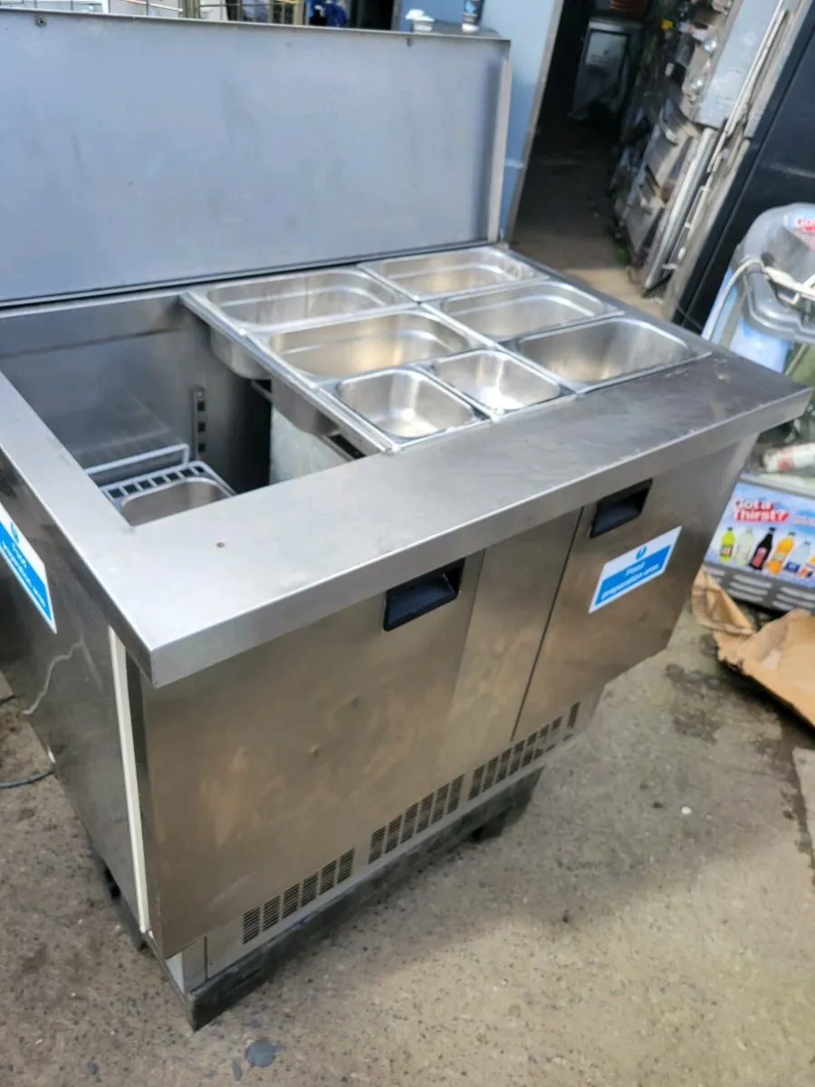 Fridge Saladette Stainless Steel - Image 1