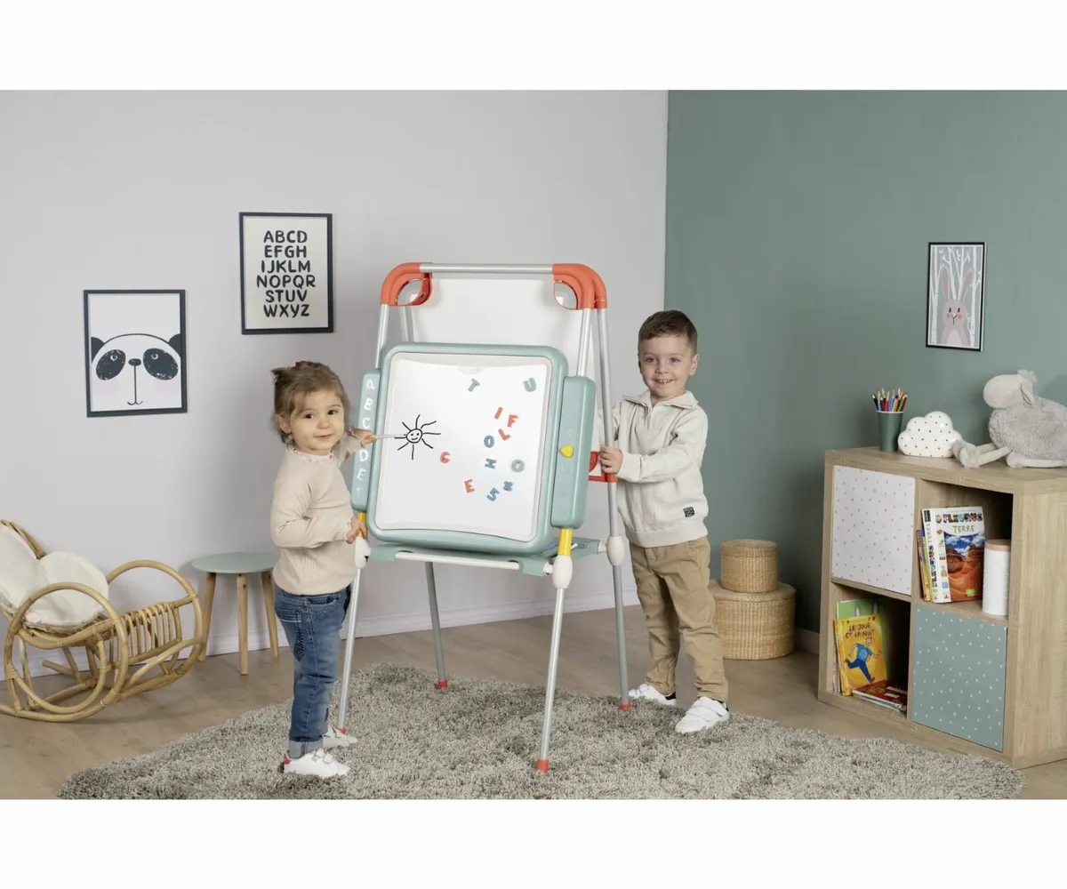 Smoby Evolution Table Metal Art Easel - Image 2
