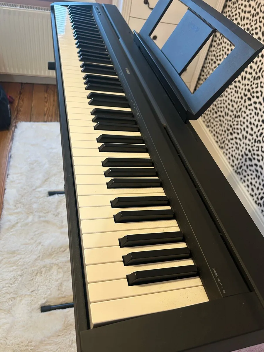 Yamaha P45 Digital Piano with Frame & Headphones - Image 2