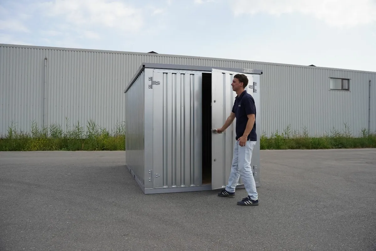 Heavy-Duty Galvanized Unit – Outdoor Storage Box - Image 2