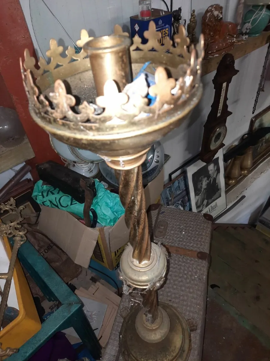 Antique candle holder - Image 2