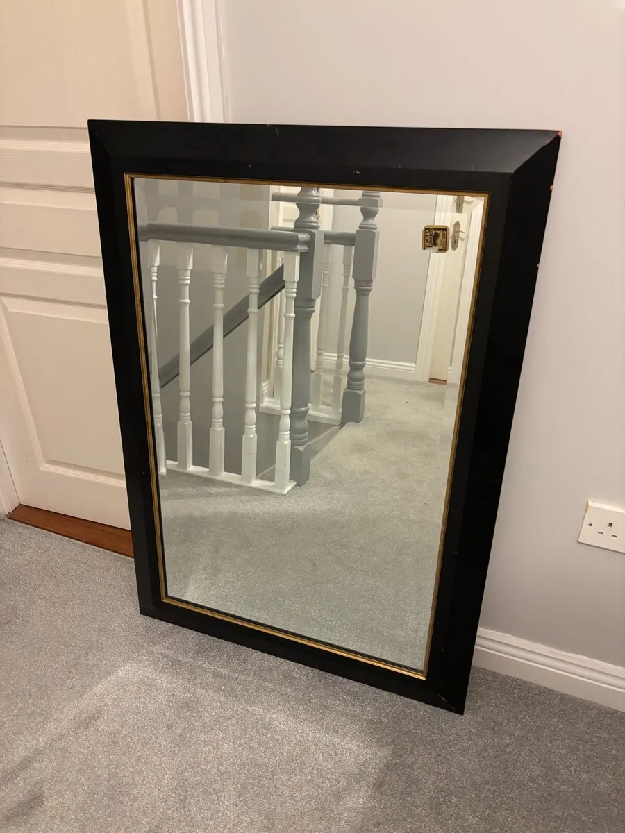 Black Framed Mirror