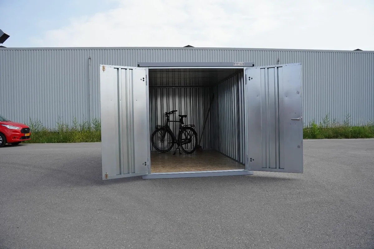 Fully Galvanized Storage Cabin – Maintenance Free - Image 4