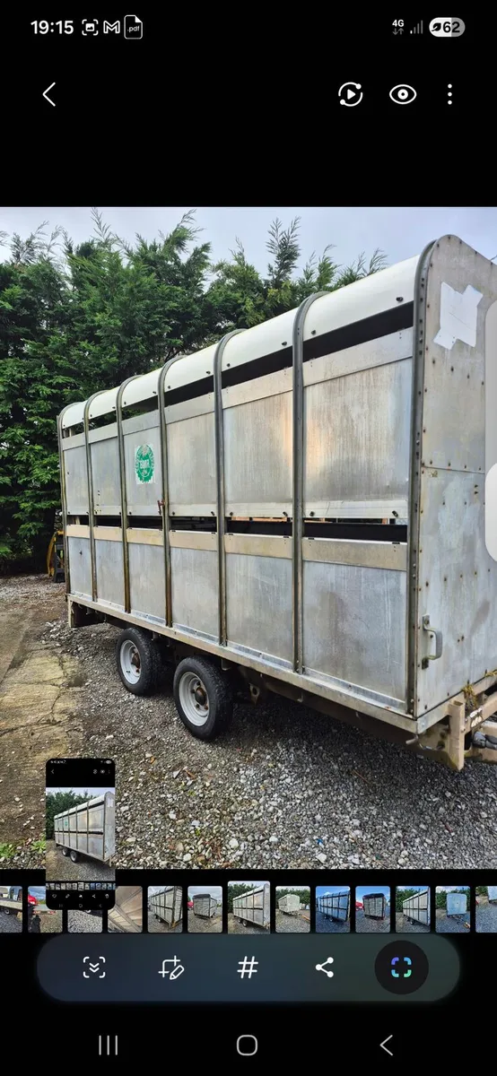 Top of 12 x6 ivor Williams cattle box - Image 1