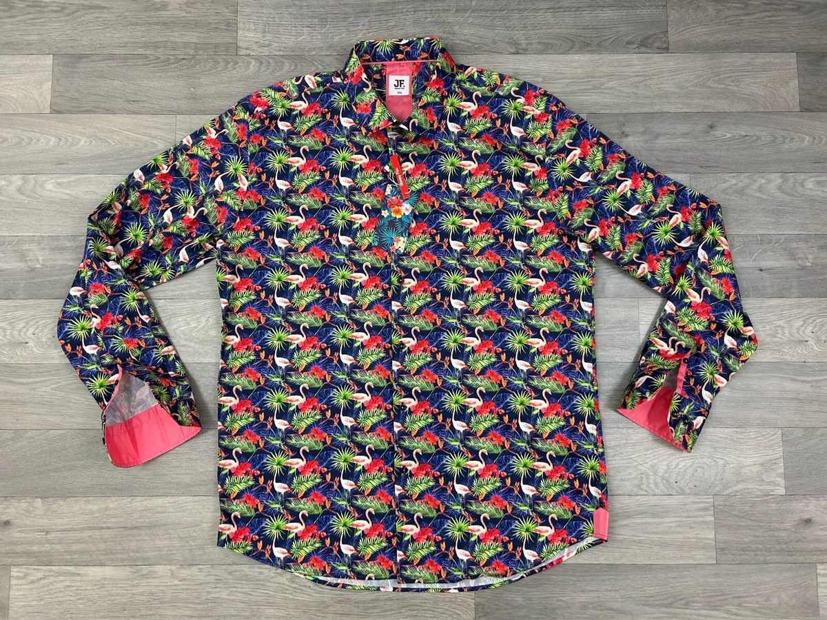 NEW Jimmy Fox Patterned Shirt Mens XL/XXL - Image 1