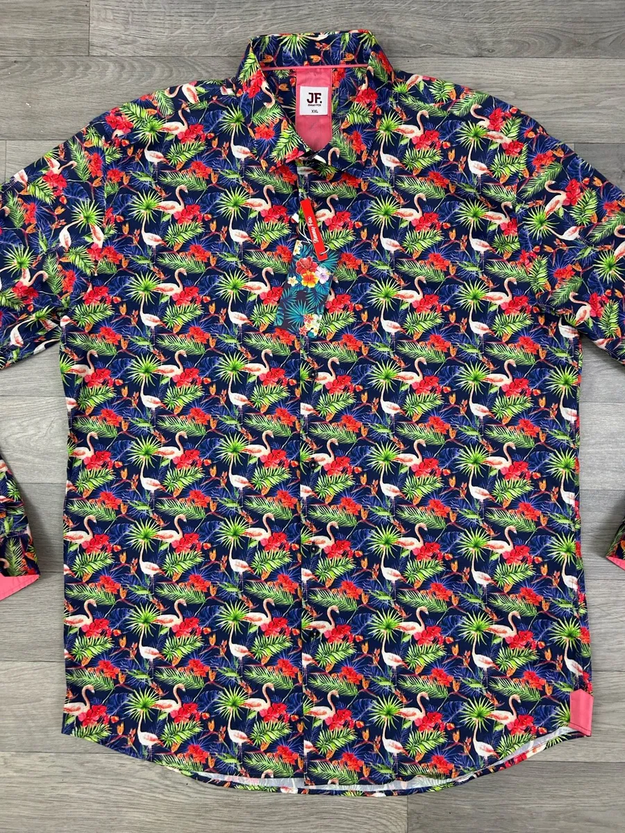 NEW Jimmy Fox Patterned Shirt Mens XL/XXL - Image 2