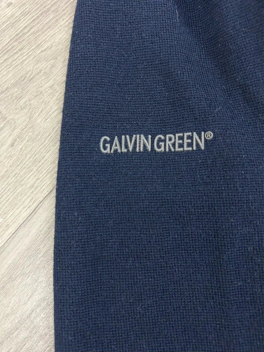 Galvin Green Wool Blend Half Zip Golf Jumper M - Image 3