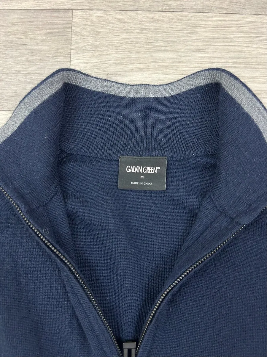 Galvin Green Wool Blend Half Zip Golf Jumper M - Image 4