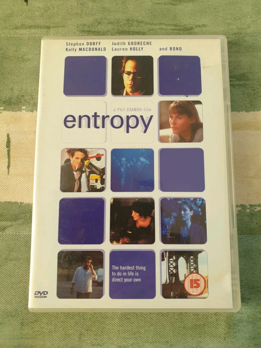 Entropy DVD 1999 Phil Joanou Stephen Dorff U2 - Image 1