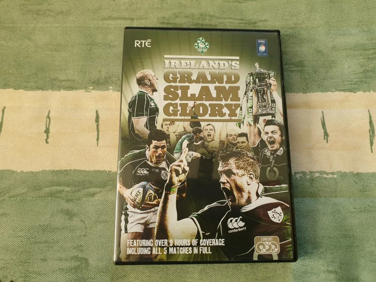 Irelands Grand Slam Glory 2009 DVD 3 Disc Rugby - Image 1