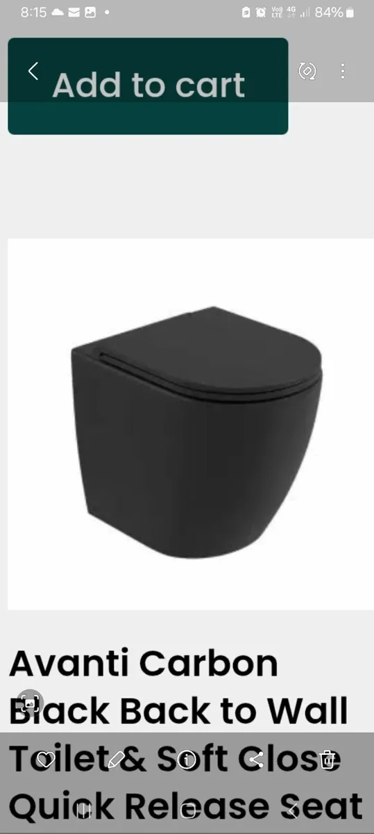 Brand New Avanti Toilet and Seat - Image 2