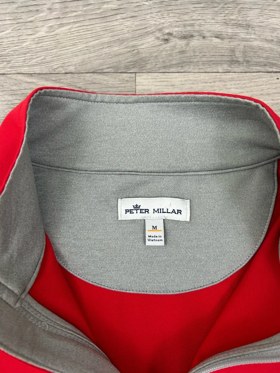 Peter Millar The K Club Half Zip Golf Jumper M - Image 4