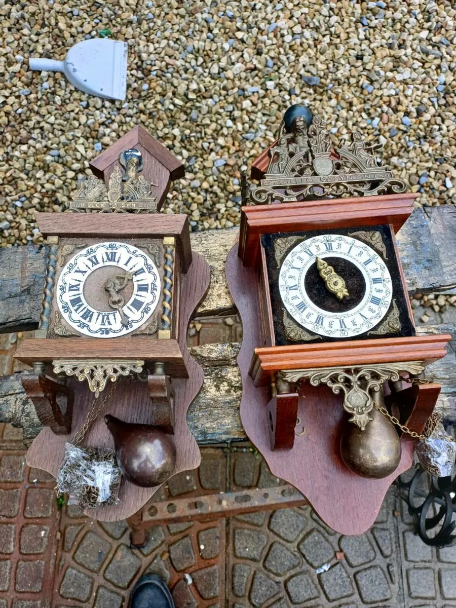 2 1950/60s Dutch Atlas Clocks - Image 1