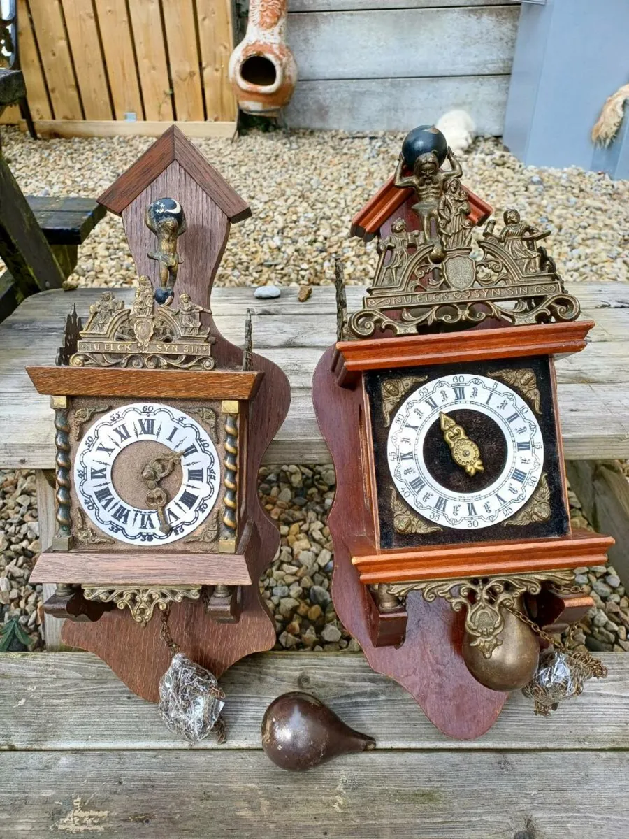2 1950/60s Dutch Atlas Clocks - Image 2