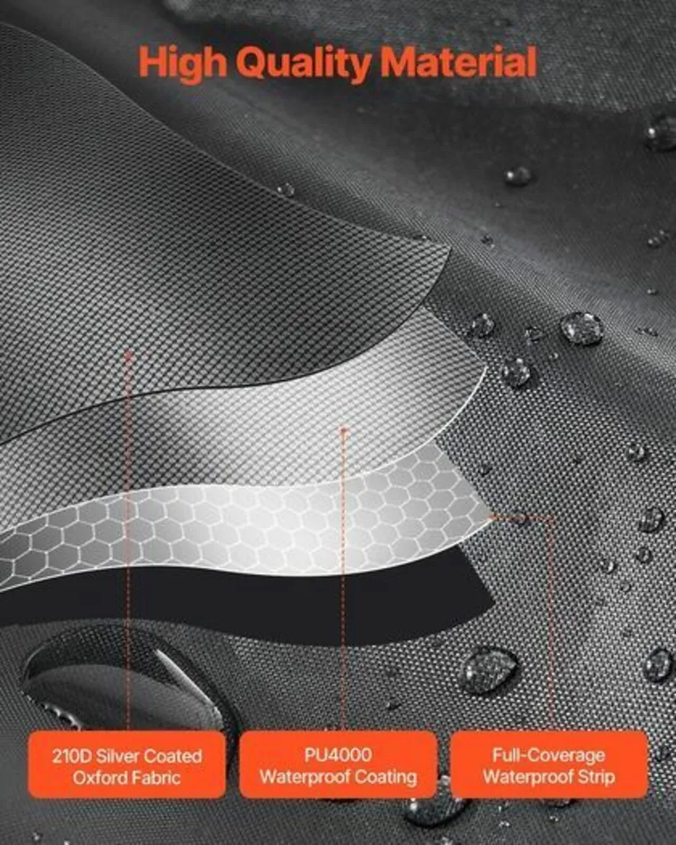 Outdoor Bike Storage Tent Fan-Shaped Waterproof Bi - Image 3