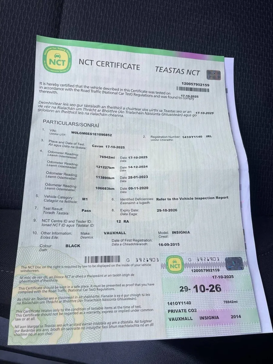 Vauxhall Insignia 2014 - Image 2