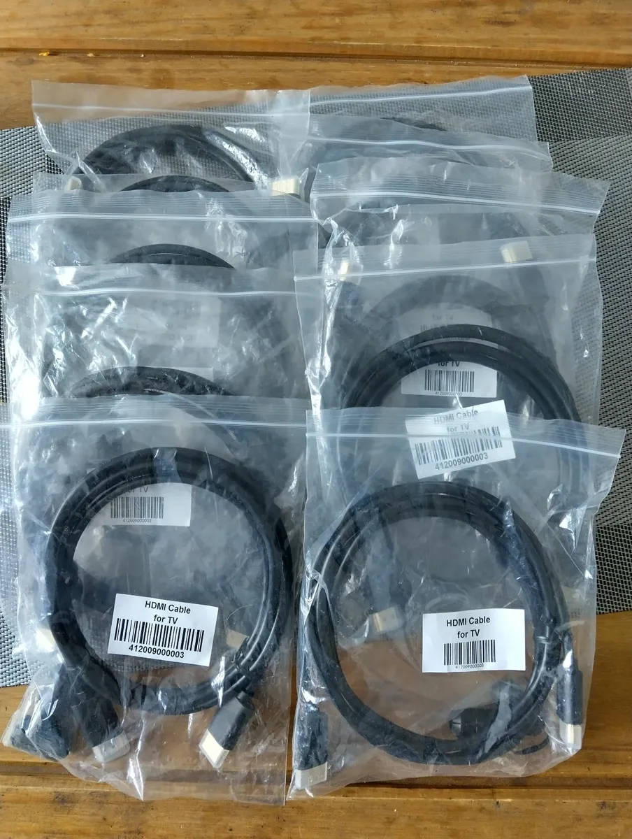 HDMI Cables x 10 - Image 1