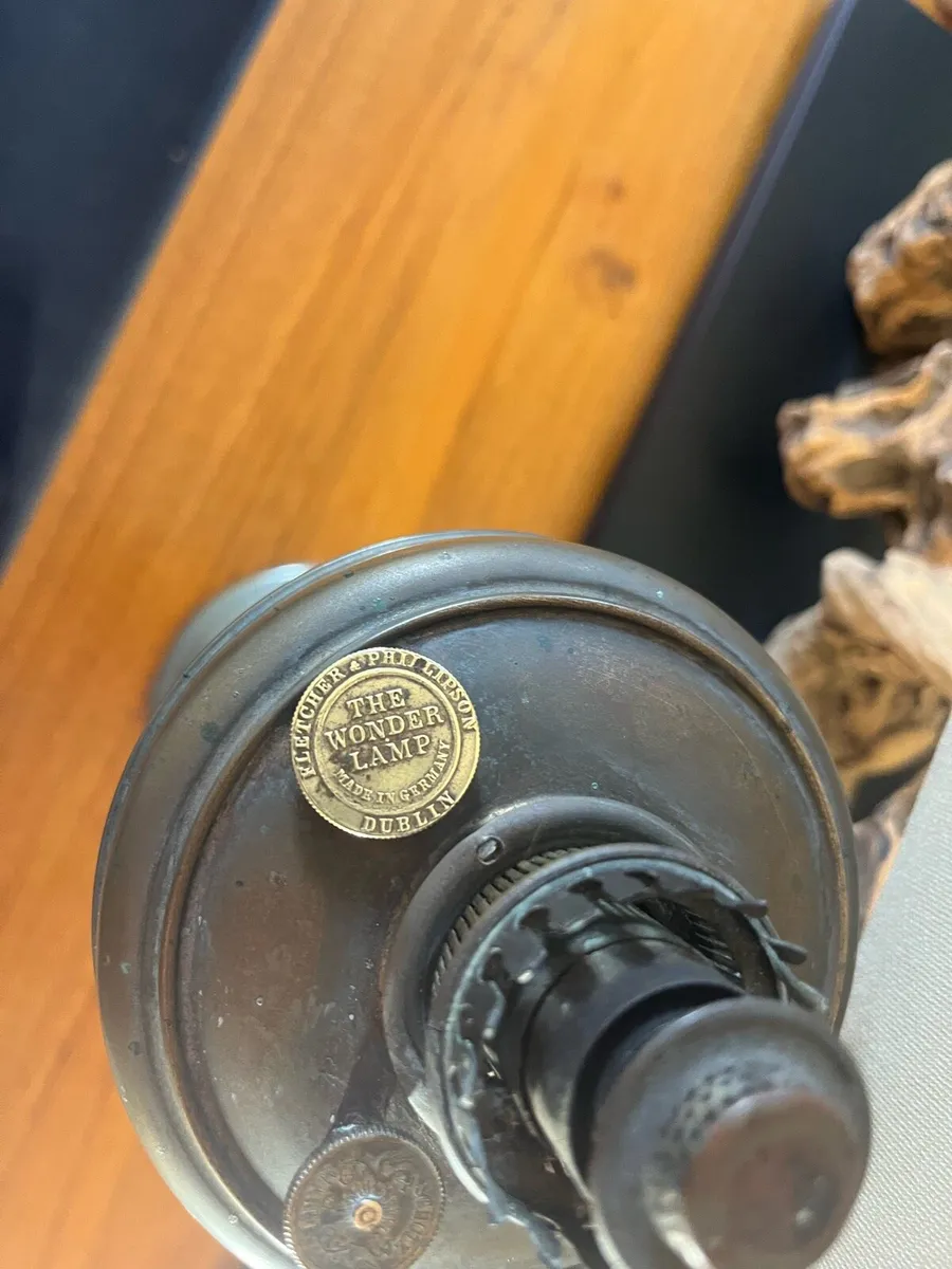 Antique Fletcher & Phillipson Dublin Oil Lamp - Image 3