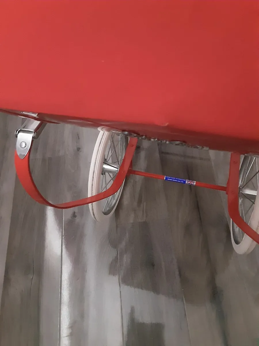 Kids red silver cross dolls pram new collection on - Image 3