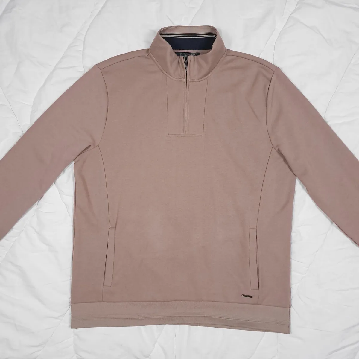 Paul Costelloe Tan Beige Pullover Sweatshirt XL - Image 1