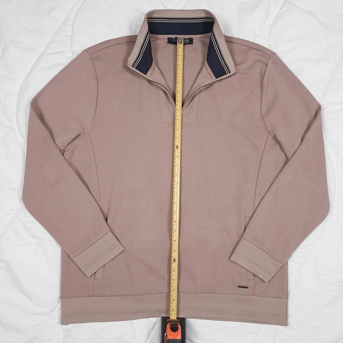 Paul Costelloe Tan Beige Pullover Sweatshirt XL - Image 4