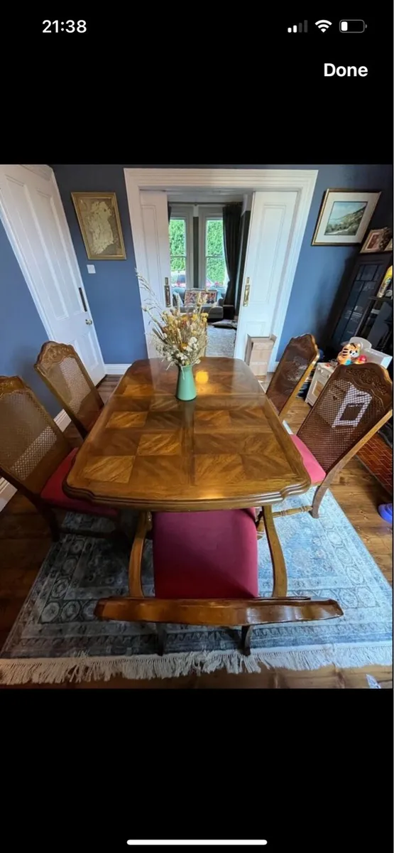 Dining Table and 6 Chairs - Image 3