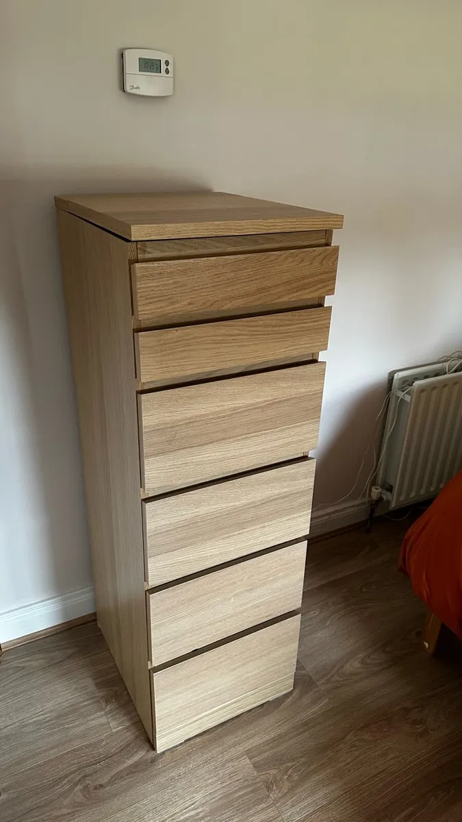 IKEA MALM tall drawers