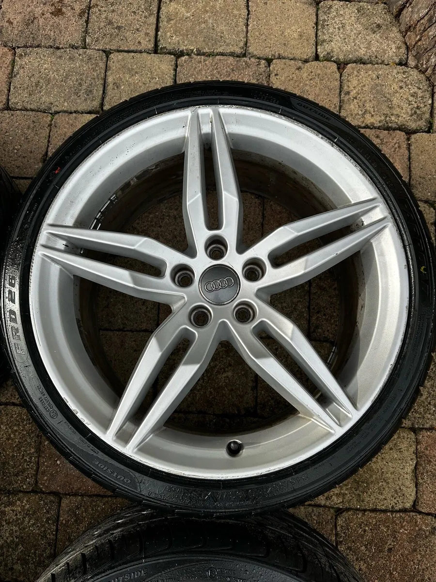 Genuine Audi 19” Alloys Brand New Tyres - Image 4