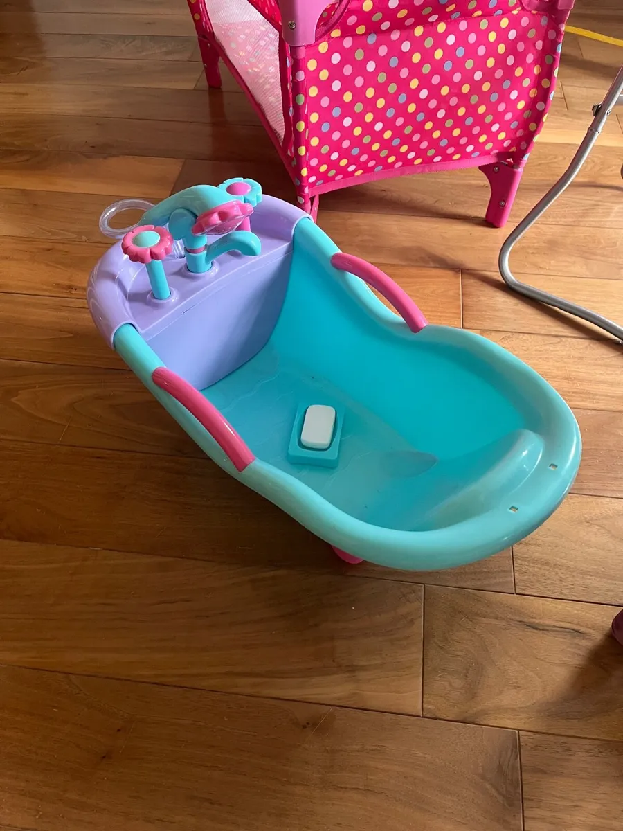 Toy pram, various toy objects - Image 3