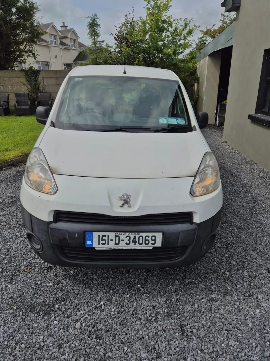 White Peugeot Van - Image 1