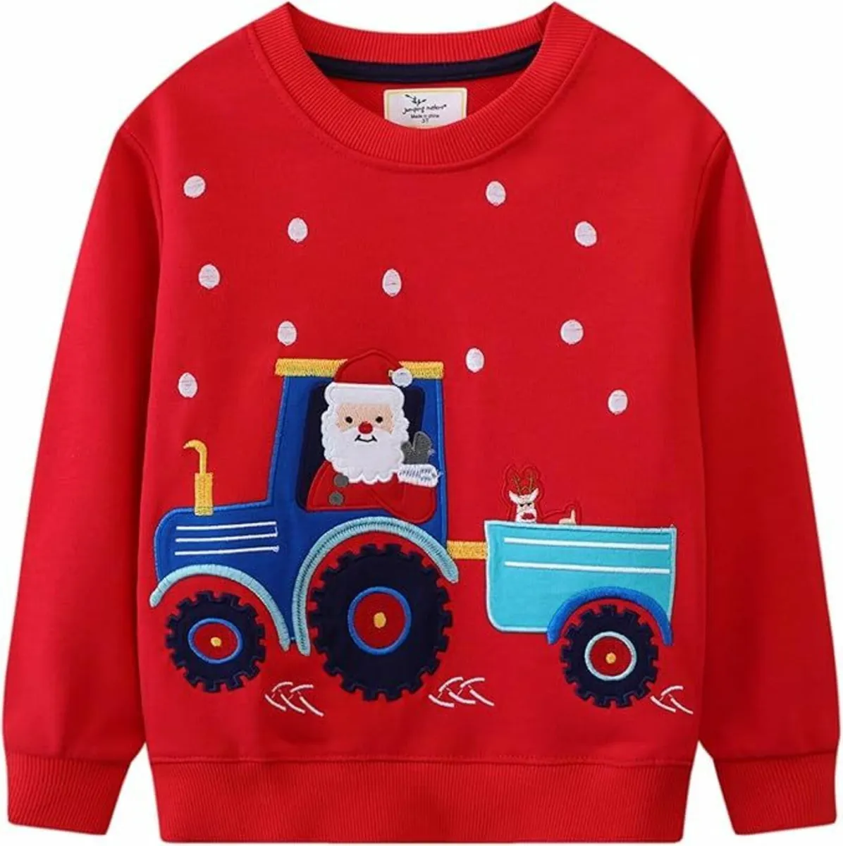 New:  Tractor Christmas Jumper age 4 - 5