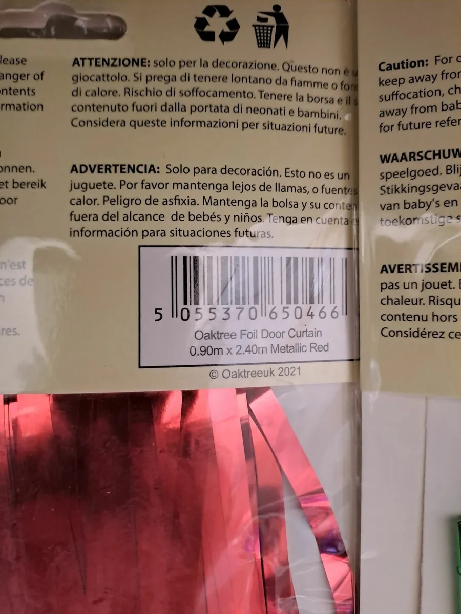 3 Foil Curtains - Image 3