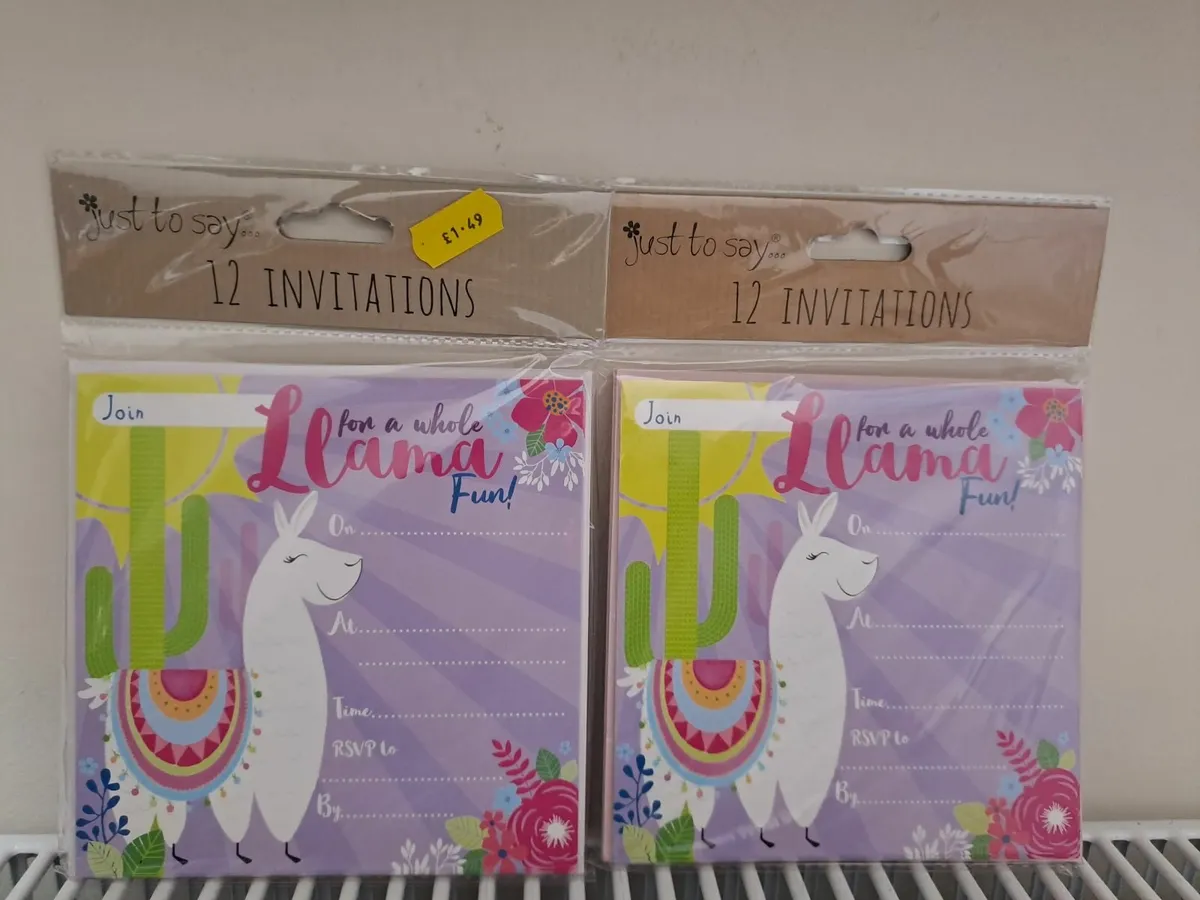 Party invitations Llama - Image 1