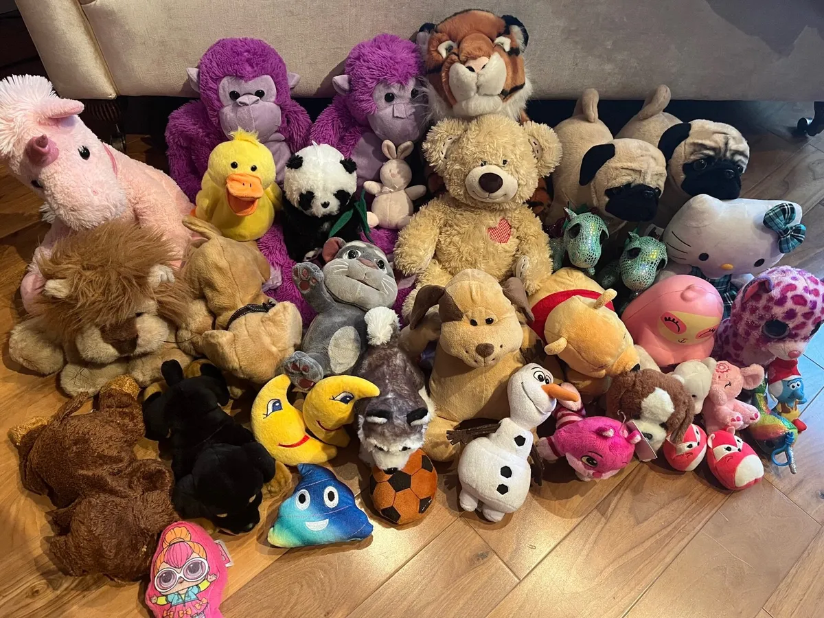 Large selection soft toys - Image 1