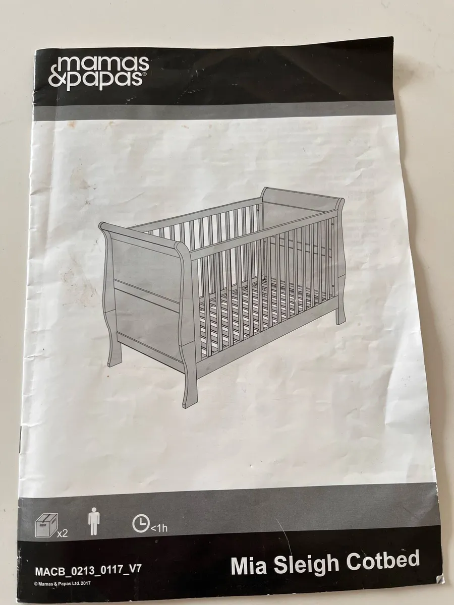 Mia Cot bed & free chest of drawers (matching) - Image 3